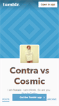 Mobile Screenshot of contracosmic.tumblr.com