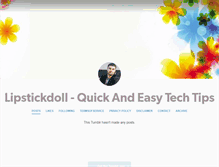 Tablet Screenshot of lipstickdoll.tumblr.com