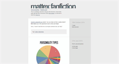 Desktop Screenshot of mattexfiction.tumblr.com