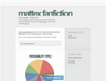 Tablet Screenshot of mattexfiction.tumblr.com
