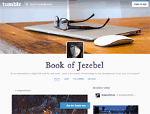 Tablet Screenshot of bookofjezebel.tumblr.com