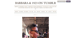 Desktop Screenshot of barbara1923.tumblr.com