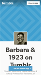 Mobile Screenshot of barbara1923.tumblr.com