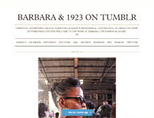 Tablet Screenshot of barbara1923.tumblr.com