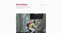 Desktop Screenshot of frictionless.tumblr.com