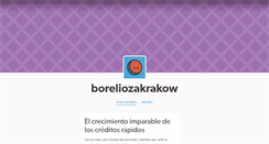 Desktop Screenshot of boreliozakrakow.tumblr.com