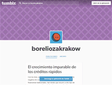 Tablet Screenshot of boreliozakrakow.tumblr.com