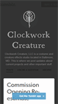 Mobile Screenshot of clockworkcreature.tumblr.com