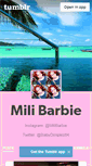 Mobile Screenshot of milibarbie.tumblr.com