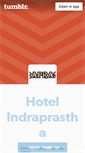 Mobile Screenshot of hotelindraprastha.tumblr.com