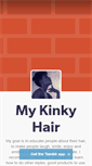 Mobile Screenshot of my-kinky-hair.tumblr.com