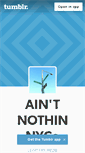 Mobile Screenshot of aintnothinnyce.tumblr.com