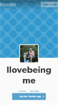 Mobile Screenshot of ilovebeingme.tumblr.com