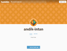 Tablet Screenshot of andik-intan.tumblr.com
