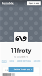 Mobile Screenshot of 11froty.tumblr.com