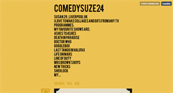 Desktop Screenshot of comedysuze.tumblr.com