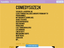 Tablet Screenshot of comedysuze.tumblr.com