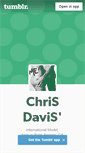 Mobile Screenshot of chrisdavisny.tumblr.com