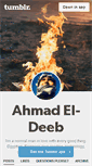 Mobile Screenshot of ahmadeldeeb.tumblr.com