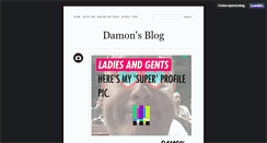 Desktop Screenshot of damonsblog.tumblr.com