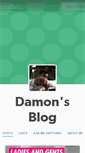 Mobile Screenshot of damonsblog.tumblr.com