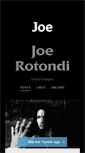 Mobile Screenshot of joerotondi.tumblr.com