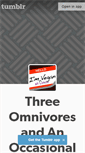 Mobile Screenshot of omnivorevegan.tumblr.com