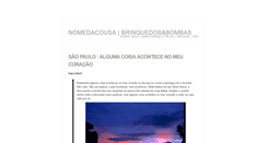 Desktop Screenshot of nomedacousa.tumblr.com
