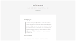Desktop Screenshot of bluchickenninja.tumblr.com