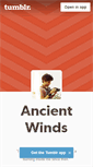 Mobile Screenshot of ancientwinds.tumblr.com