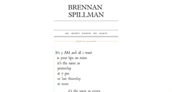 Desktop Screenshot of brennanspillman.tumblr.com