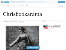 Tablet Screenshot of chrisbookarama.tumblr.com