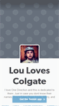 Mobile Screenshot of loulovescolgate.tumblr.com