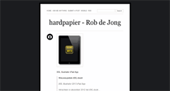 Desktop Screenshot of hardpapier.tumblr.com