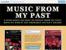 Tablet Screenshot of musicfrommypast.tumblr.com