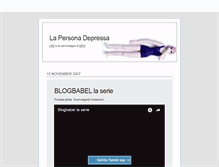 Tablet Screenshot of lapersonadepressa.tumblr.com