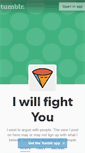 Mobile Screenshot of i-will-fight-you.tumblr.com