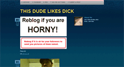 Desktop Screenshot of dudelikesdick.tumblr.com