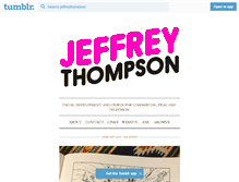 Tablet Screenshot of jeffreythompson.tumblr.com