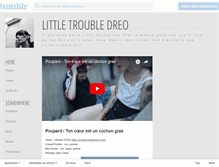 Tablet Screenshot of littletroubledreo.tumblr.com