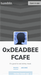 Mobile Screenshot of deadbeefcafe.tumblr.com