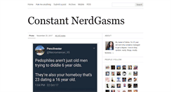 Desktop Screenshot of constantnerdgasms.tumblr.com