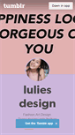 Mobile Screenshot of luliesdesign.tumblr.com