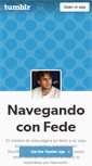 Mobile Screenshot of navegandoconfede.tumblr.com