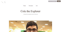 Desktop Screenshot of coletheexplorer.tumblr.com