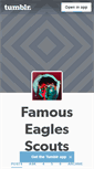 Mobile Screenshot of famouseaglescouts.tumblr.com