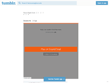 Tablet Screenshot of famouseaglescouts.tumblr.com