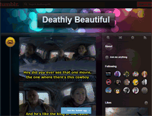 Tablet Screenshot of deathangel95.tumblr.com