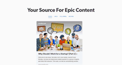 Desktop Screenshot of epicrecords.tumblr.com