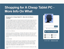 Tablet Screenshot of cheaptabletpcuk76.tumblr.com